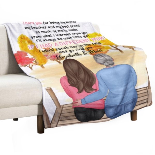 I'll Always Be Your Little Girl - Gift For Mom - Personalized Blanket - ARNOVIC