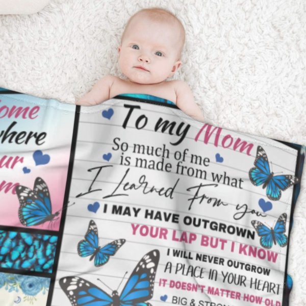 I'll Always Be Your Little Girl, Mom - Family Blanket - Gift For Mother From Daughter - ARNOVIC