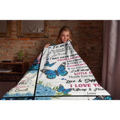 I'll Always Be Your Little Girl, Mom - Family Blanket - Gift For Mother From Daughter - ARNOVIC