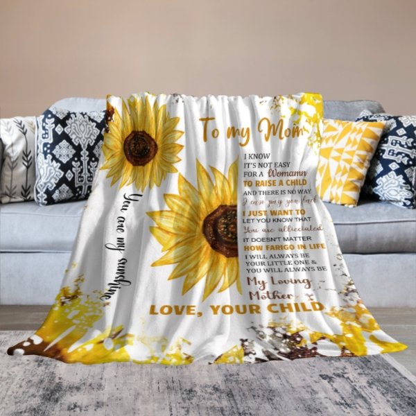 I'll Always Be Your Little One & You'll Always Be My Loving Mom - Blanket - To My Mom, Gift For Mom, Mom Gift From Daughter And Son, Birthday Gift For Mom - ARNOVIC