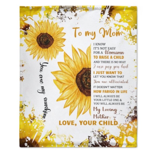 I'll Always Be Your Little One & You'll Always Be My Loving Mom - Blanket - To My Mom, Gift For Mom, Mom Gift From Daughter And Son, Birthday Gift For Mom - ARNOVIC