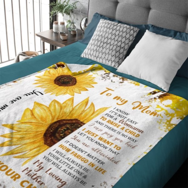 I'll Always Be Your Little One & You'll Always Be My Loving Mom - Blanket - To My Mom, Gift For Mom, Mom Gift From Daughter And Son, Birthday Gift For Mom - ARNOVIC