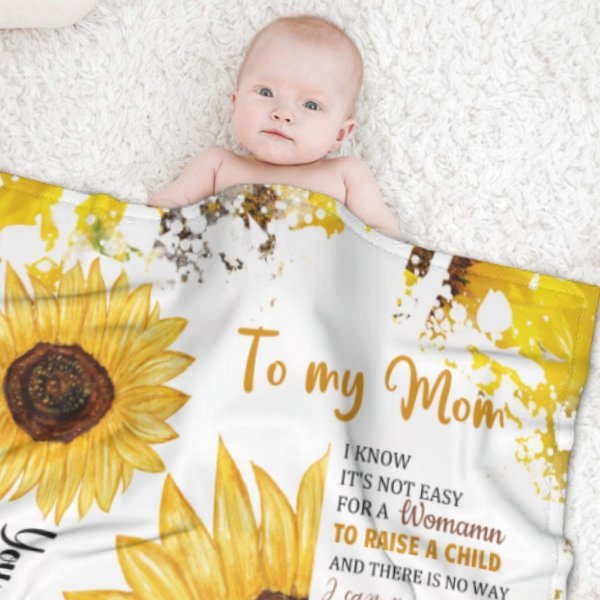 I'll Always Be Your Little One & You'll Always Be My Loving Mom - Blanket - To My Mom, Gift For Mom, Mom Gift From Daughter And Son, Birthday Gift For Mom - ARNOVIC