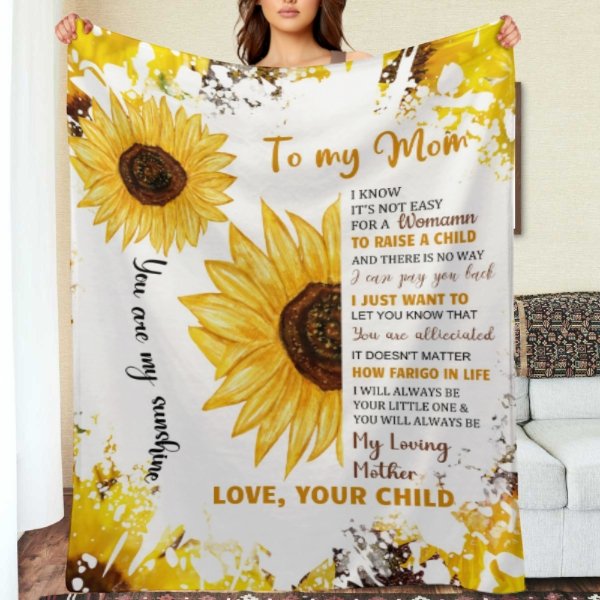 I'll Always Be Your Little One & You'll Always Be My Loving Mom - Blanket - To My Mom, Gift For Mom, Mom Gift From Daughter And Son, Birthday Gift For Mom - ARNOVIC