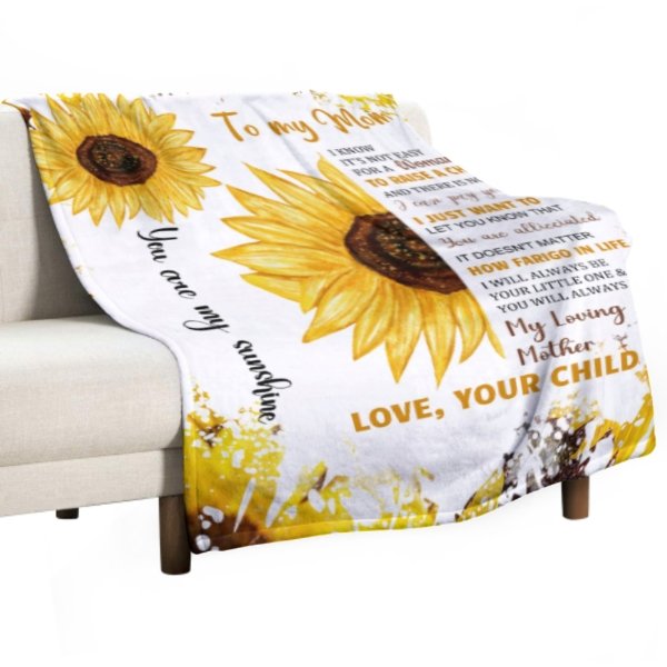 I'll Always Be Your Little One & You'll Always Be My Loving Mom - Blanket - To My Mom, Gift For Mom, Mom Gift From Daughter And Son, Birthday Gift For Mom - ARNOVIC