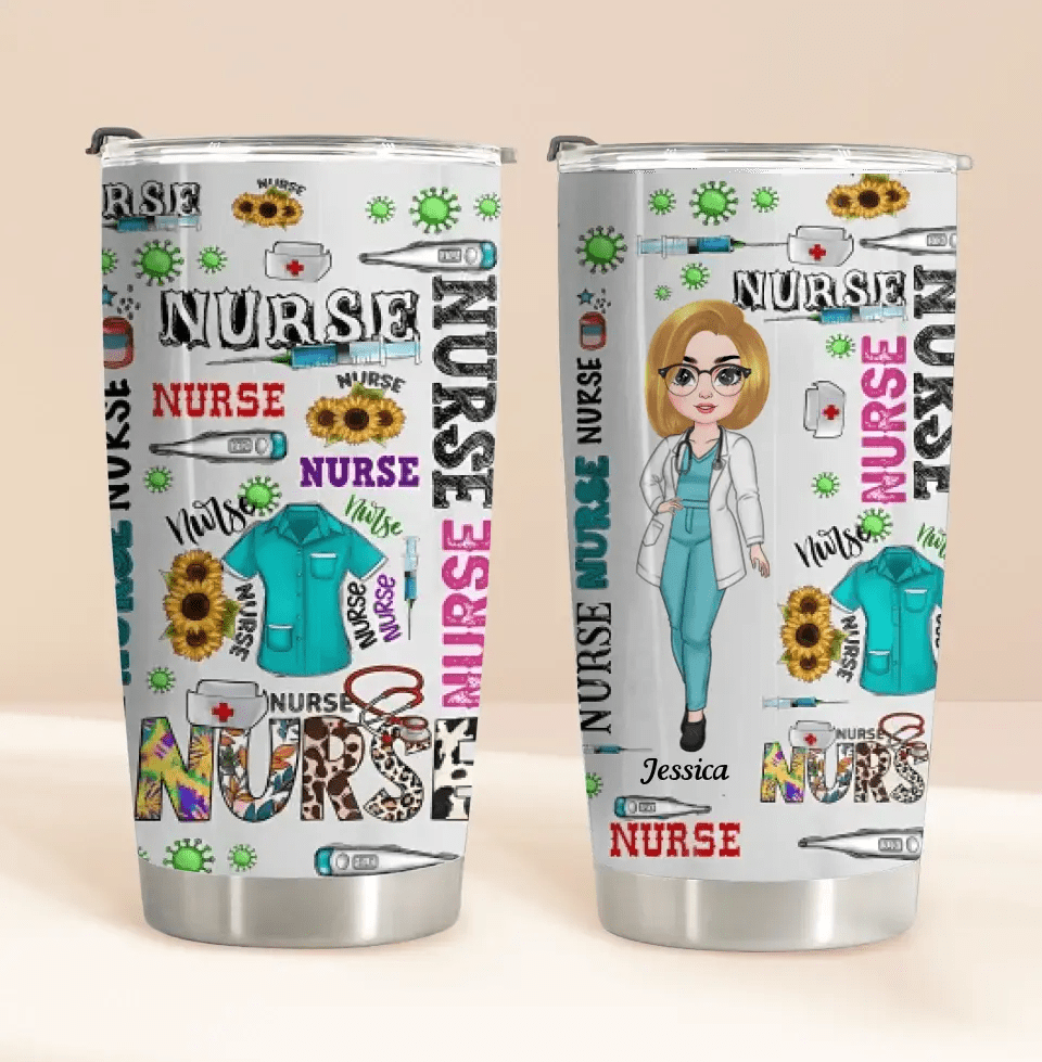 I'm A Nurse - Personalized Custom Tumbler - Appreciation Gift For Nurse - OLESA