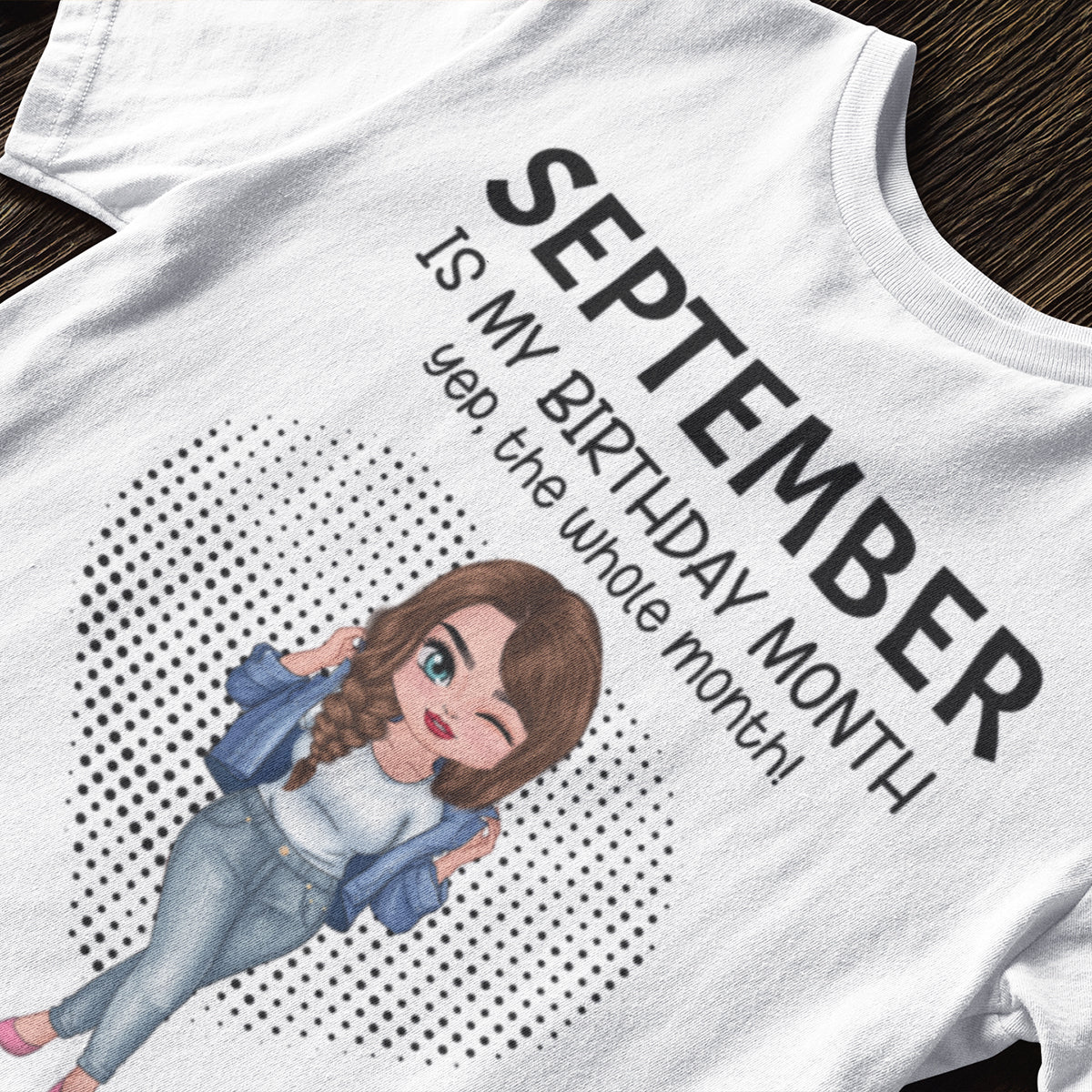 It's My Birthday Month - Family Personalized Custom Unisex T-shirt - Birthday Gift For Family Members - OLESA