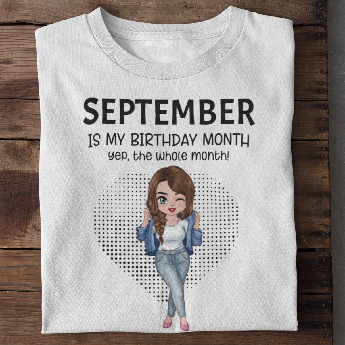 It's My Birthday Month - Family Personalized Custom Unisex T-shirt - Birthday Gift For Family Members - OLESA