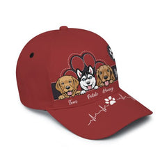 Keep Calm And Love Dogs - Dog & Cat Personalized Custom All Over Print Classic Cap - Gift For Pet Owners, Pet Lovers - OLESA