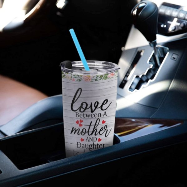 Love between a mother and daughter is forever - Gift For Mom - Personalized Tumblers - ARNOVIC