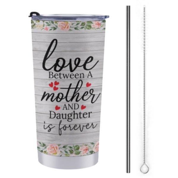 Love between a mother and daughter is forever - Gift For Mom - Personalized Tumblers - ARNOVIC