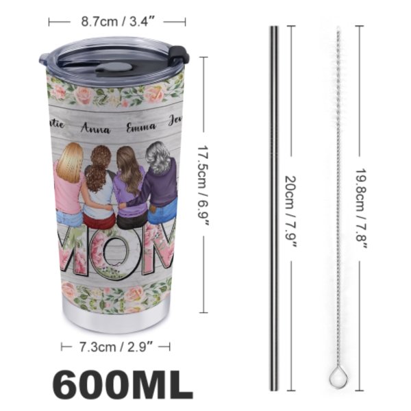 Love between a mother and daughter is forever - Gift For Mom - Personalized Tumblers - ARNOVIC