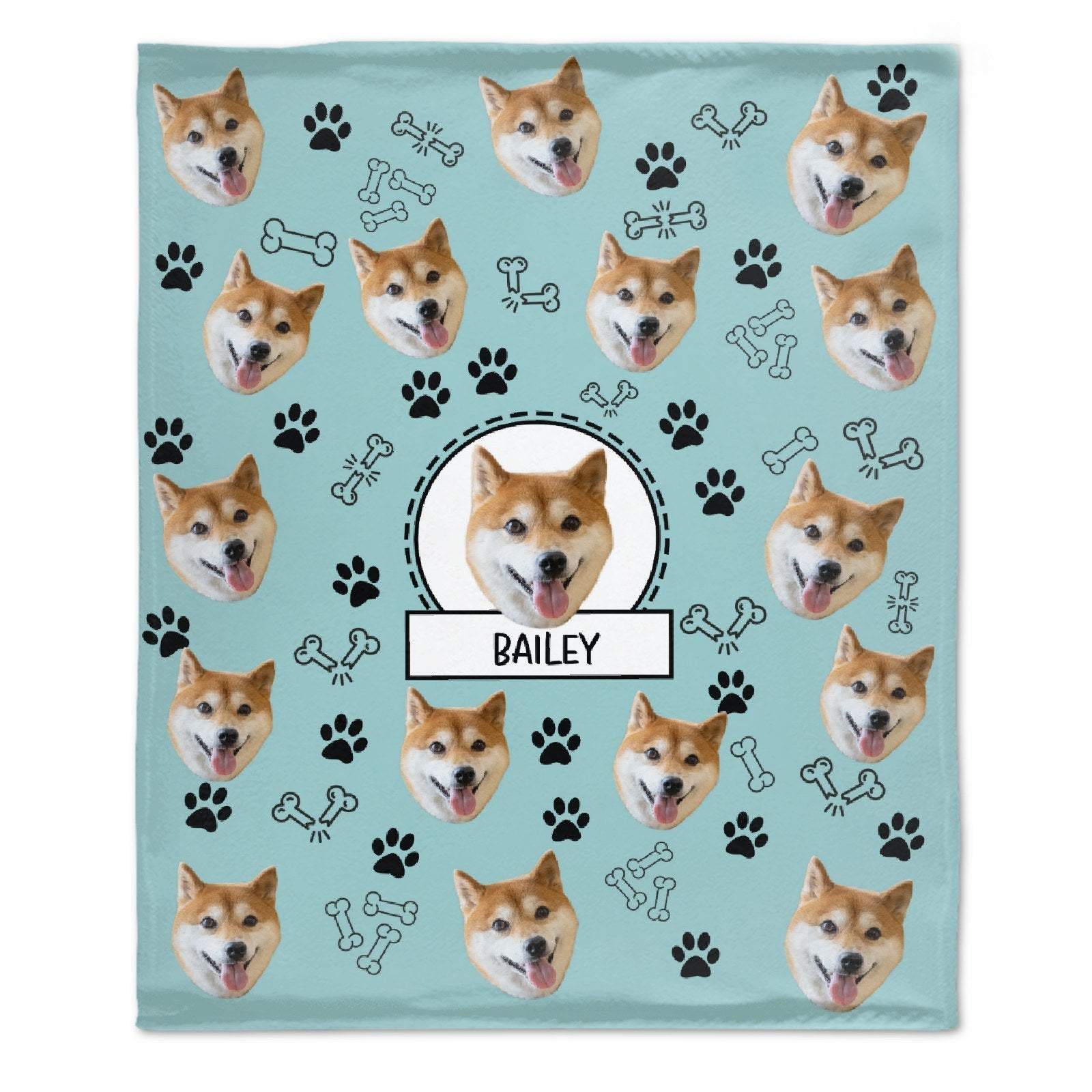 Lovely Dog - Personalized Custom Fleece Blanket - Gifts For Dog Lovers - OLESA