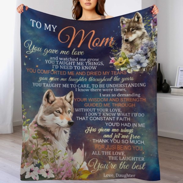 Mom, You Are The Best - Family Blanket - New Arrival, Christmas Gift For Mother From Daughter - OLESA