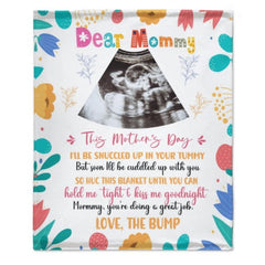 Mommy, You're Doing A Great Job - Personalized Blanket - Mother's Day, Loving, Birthday Gift For First Mom - OLESA