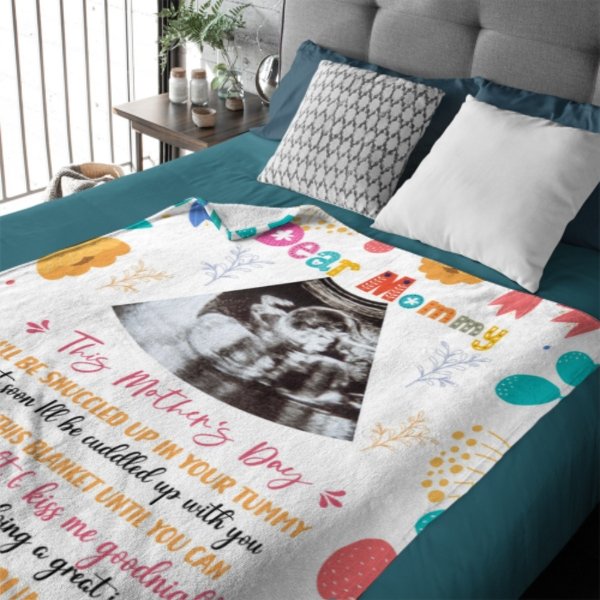 Mommy, You're Doing A Great Job - Personalized Blanket - Mother's Day, Loving, Birthday Gift For First Mom - OLESA