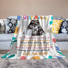 Mommy, You're Doing A Great Job - Personalized Blanket - Mother's Day, Loving, Birthday Gift For First Mom - OLESA