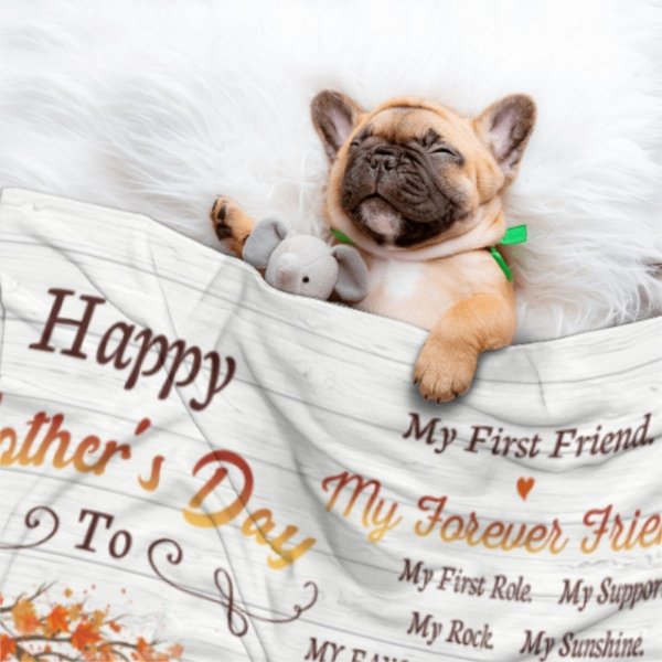 My Everything My Best Friend My Whole World My Mom - Gift For Mother's Day, Personalized Blanket - ARNOVIC