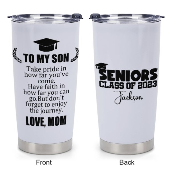 My Son Take Pride Tumblers - From Family - Graduation Gift for Son - ARNOVIC