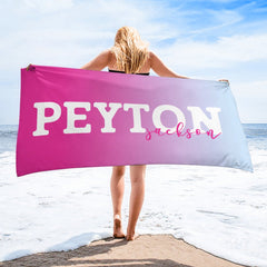 Name Custom Personalized Beach Towel - Birthday Gift - ARNOVIC