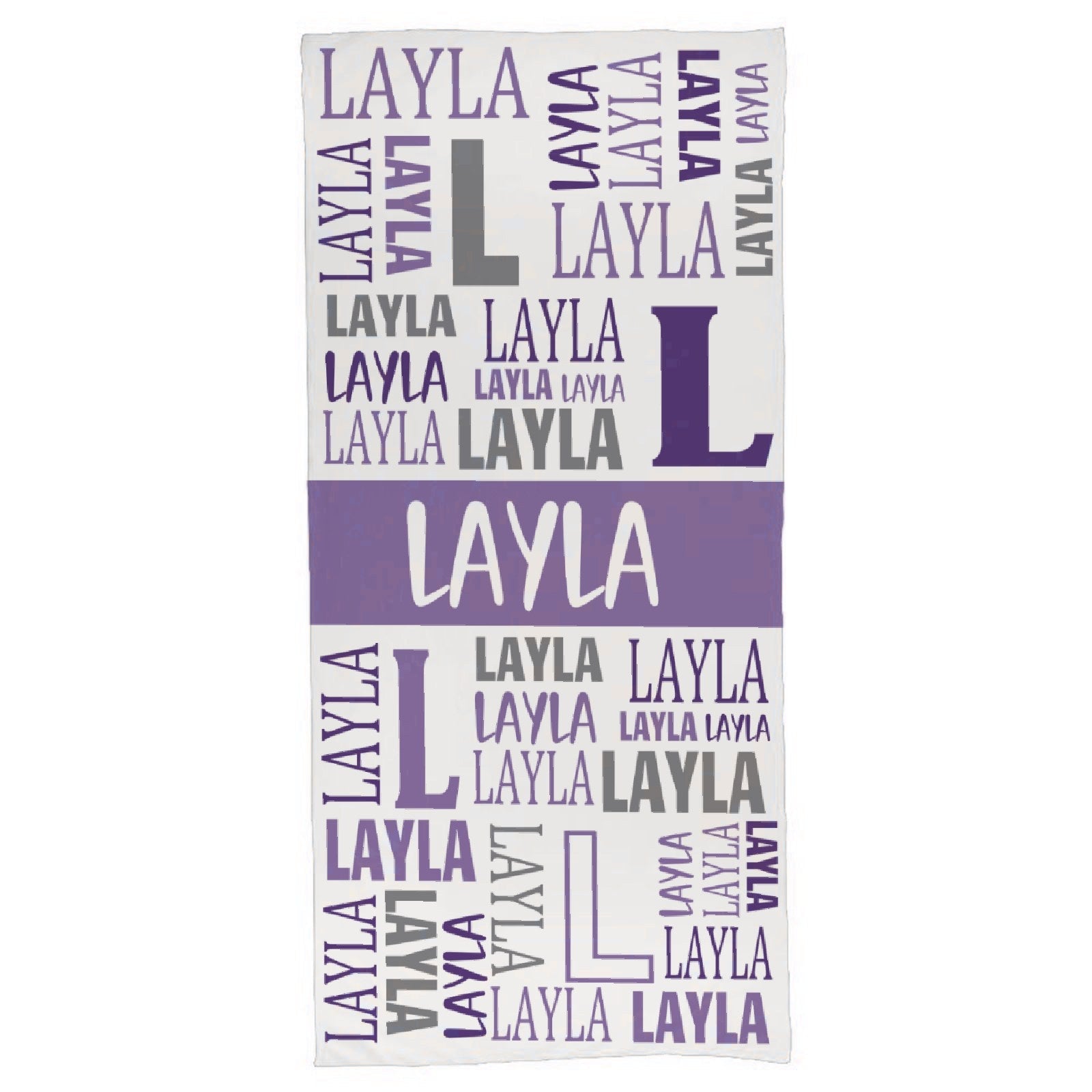 Name Game Beach Towel - OLESA