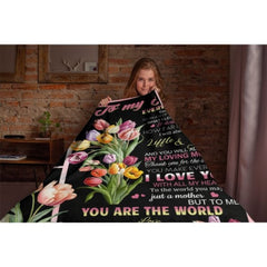 Not Always Eye To Eye But Always Heart To Heart - Family Blanket - New Arrival, Gift For Mother From Daughter - ARNOVIC