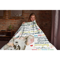 Our Adventures Are About To Start - Family Personalized Custom Baby Blanket - Baby Shower Gift - ARNOVIC