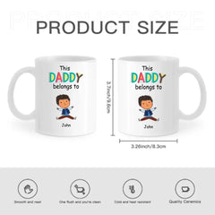 Personalized Custom Mug Life Is Just Better With kids, This Grandpa belongs to Kids Mug - OLESA