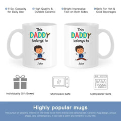 Personalized Custom Mug Life Is Just Better With kids, This Grandpa belongs to Kids Mug - OLESA