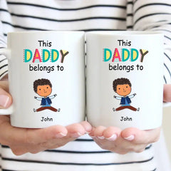 Personalized Custom Mug Life Is Just Better With kids, This Grandpa belongs to Kids Mug - OLESA