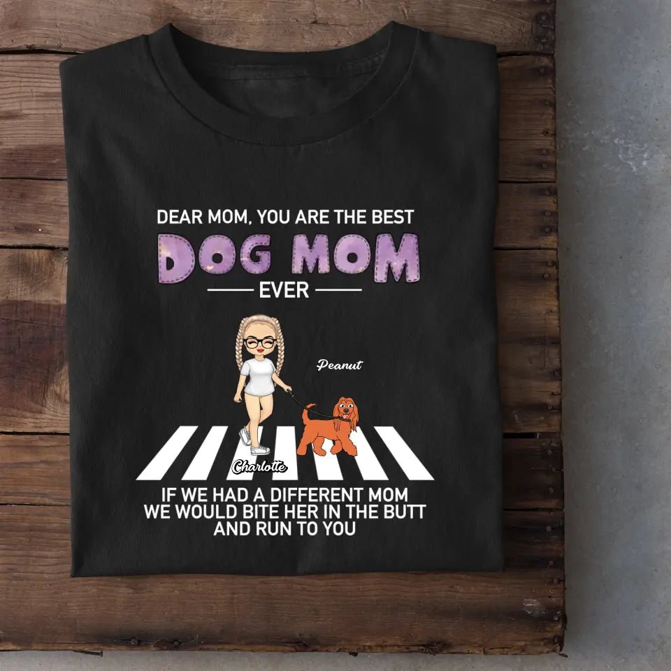 Personalized Custom T Shirt - Dogs Run To You, Gift For Dog Mom - OLESA