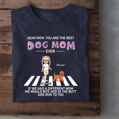 Personalized Custom T Shirt - Dogs Run To You, Gift For Dog Mom - OLESA