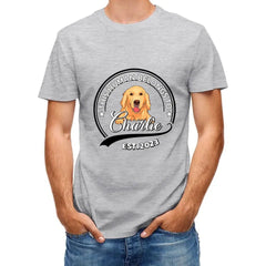 Personalized Custom Unisex T-Shirt - Human Belongs To Dog - OLESA