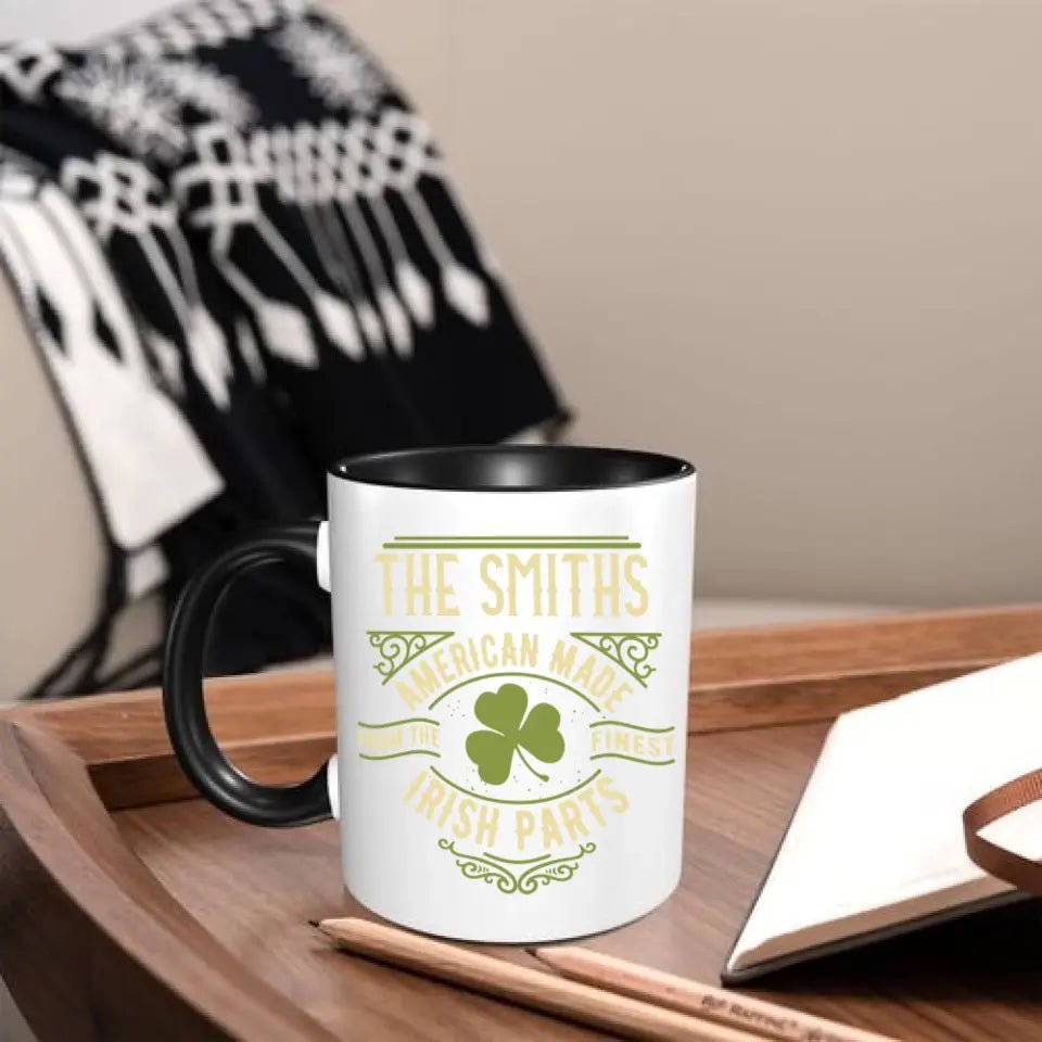 Personalized Name St. Patrick Irish Parts Blanket Mug - OLESA