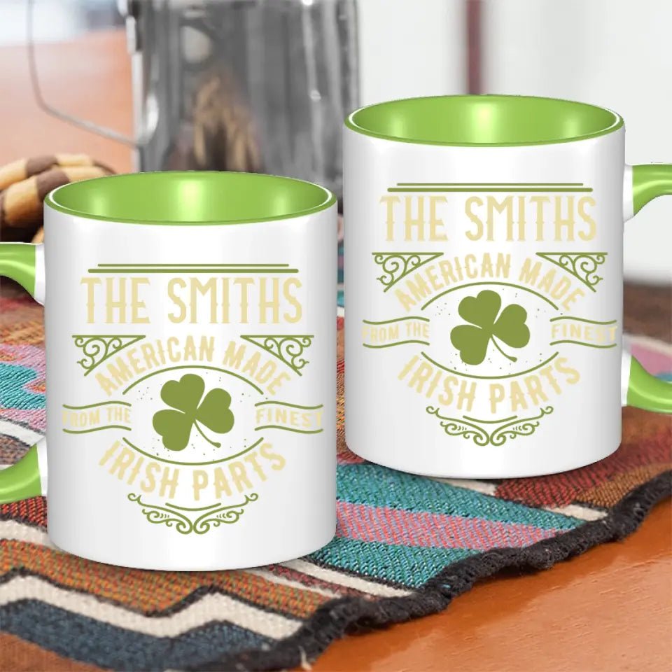 Personalized Name St. Patrick Irish Parts Blanket Mug - OLESA