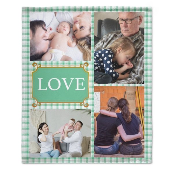 Personalized Photos Blanket - Gifts for Family - OLESA