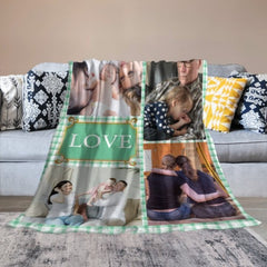 Personalized Photos Blanket - Gifts for Family - OLESA