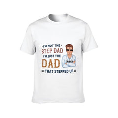 Step Dad Young Man Personalized Shirt - OLESA