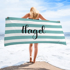 Striped Name Beach Towel - OLESA