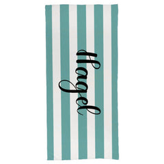 Striped Name Beach Towel - OLESA