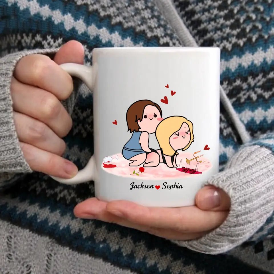 Thanks For Being So Hot, Couple Gift, Personalized Mug, Naughty Couple Mug - OLESA