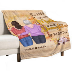 The Love Between A Mother And Daughter Is Forever - Personalized Blanket - ARNOVIC