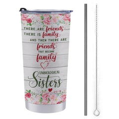 There Are Friends There Is Family - Gift For Bestie - Personalized Tumblers - ARNOVIC