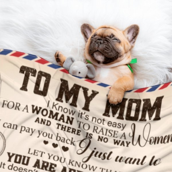 To My Beloved Mom - Personalized Blanket - ARNOVIC