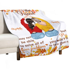 To My Best Friend - I Promise You Won't Have To Face Them Alone - Personalized Blanket - ARNOVIC