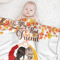 To My Best Friend - I Promise You Won't Have To Face Them Alone - Personalized Blanket - ARNOVIC