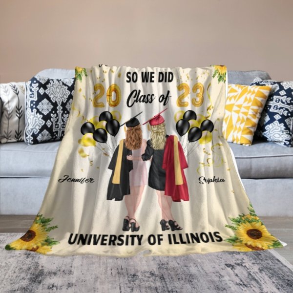 We Believed We Could So We Did - Personalized Blanket - ARNOVIC