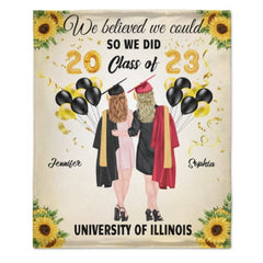 We Believed We Could So We Did - Personalized Blanket - ARNOVIC