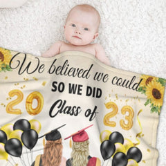 We Believed We Could So We Did - Personalized Blanket - ARNOVIC