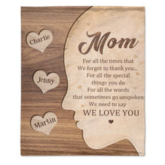 We Need To Say We Love You - Gift For Mom, Grandma - Personalized Blanket - ARNOVIC